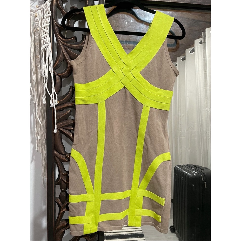 Lola bandage mini dress